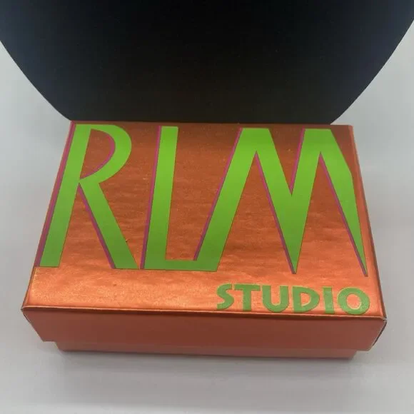 Robert Lee Morris RLM Studio Earrings 925 Silver Swirl Moon Dangle Drop Hook VTG - Picture 3 of 7